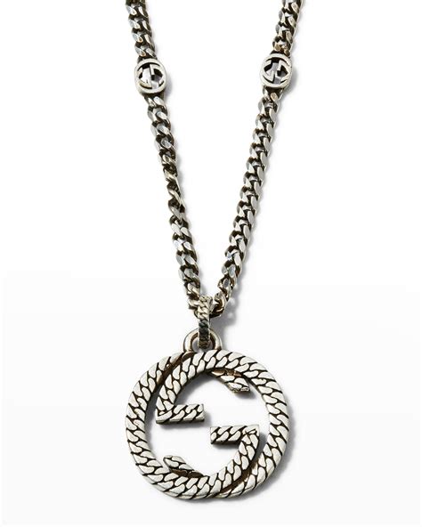 gucci brooch mens necklace|farfetch gucci necklace.